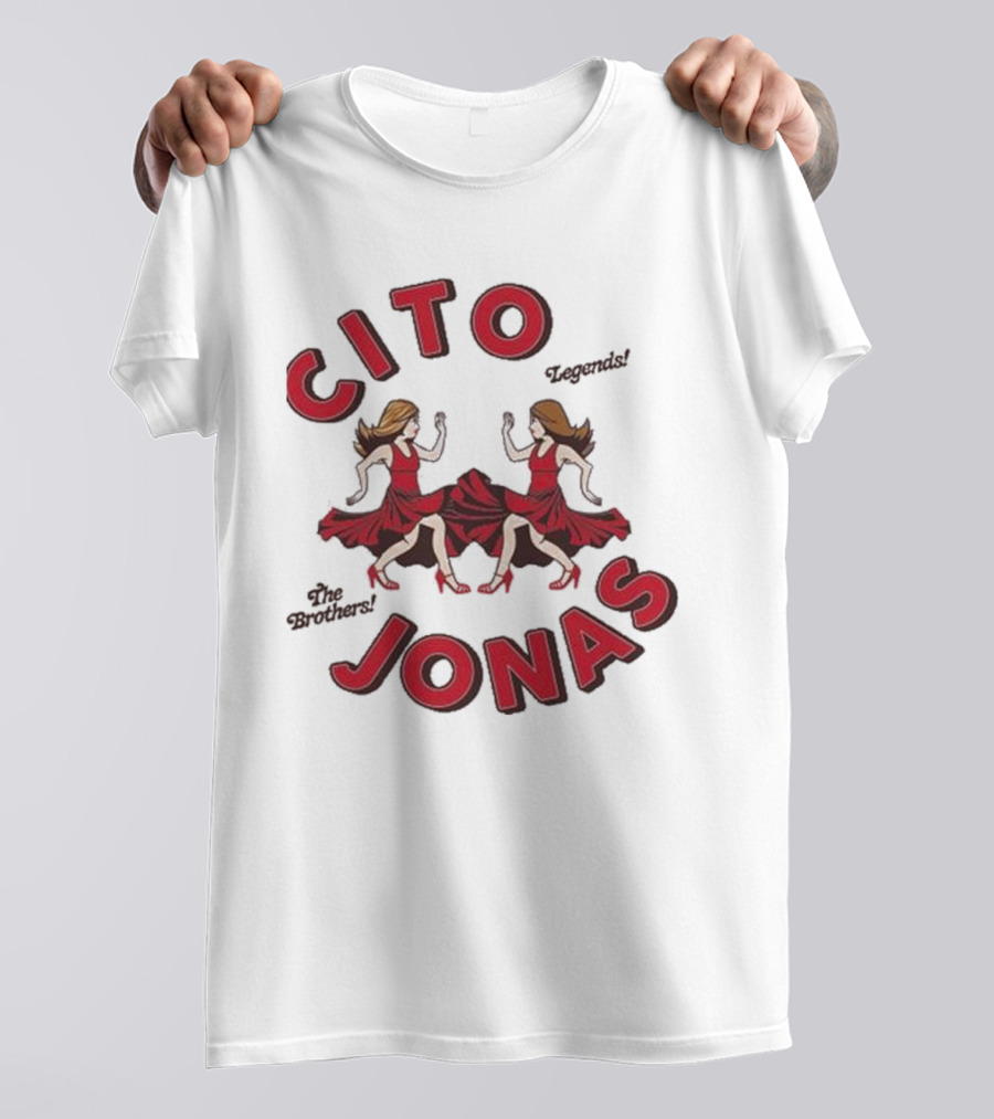 Cito Jonas Legends The Brothers Dancing Twins T-Shirt