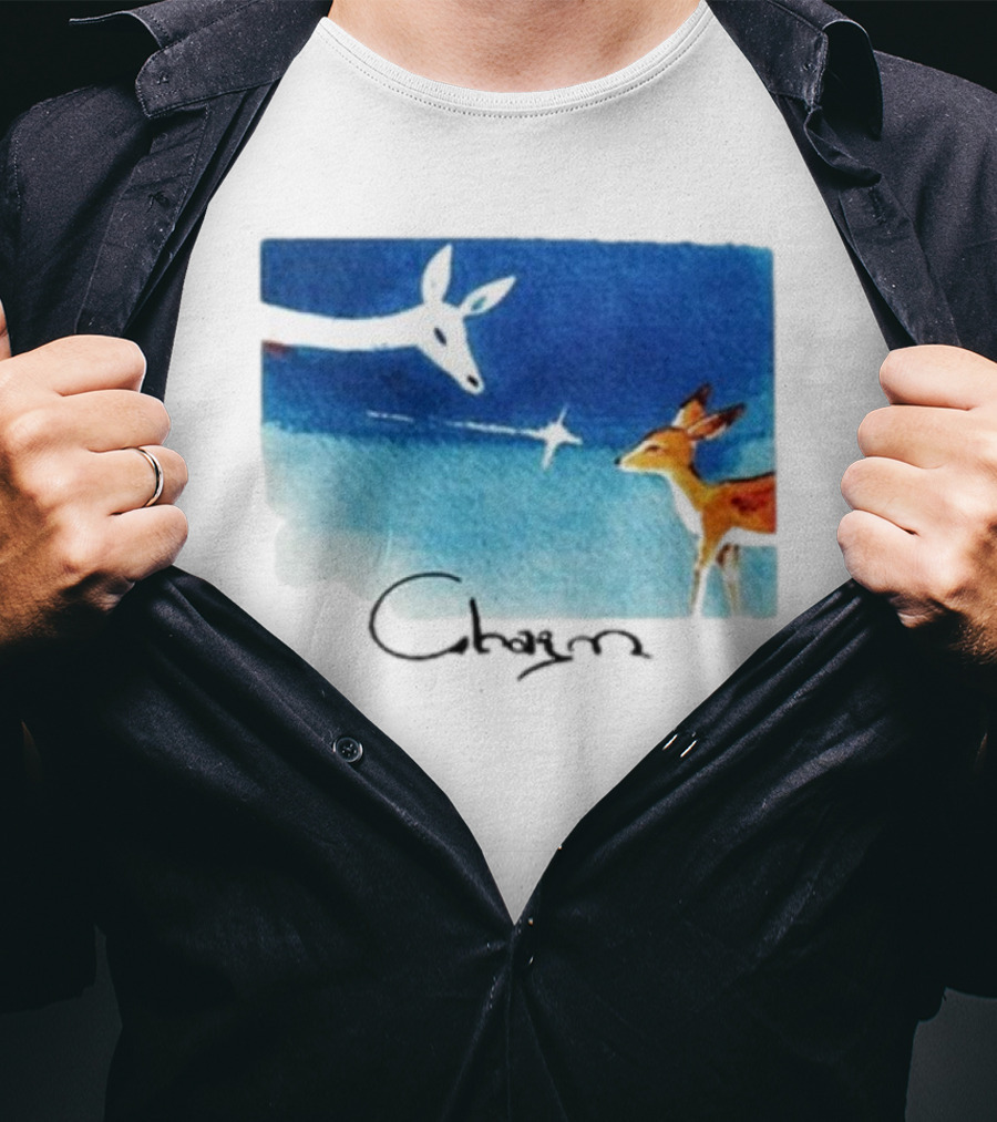 Clairo Charm Deer Artwork Benefit T-Shirt