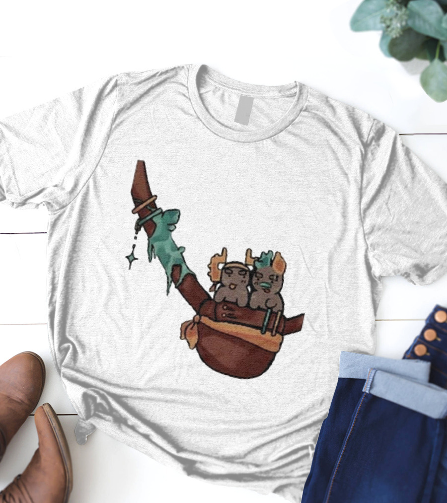 Coilpunk Steam Coil Phighting In A Bag Wizard Staff Adventure T-Shirt