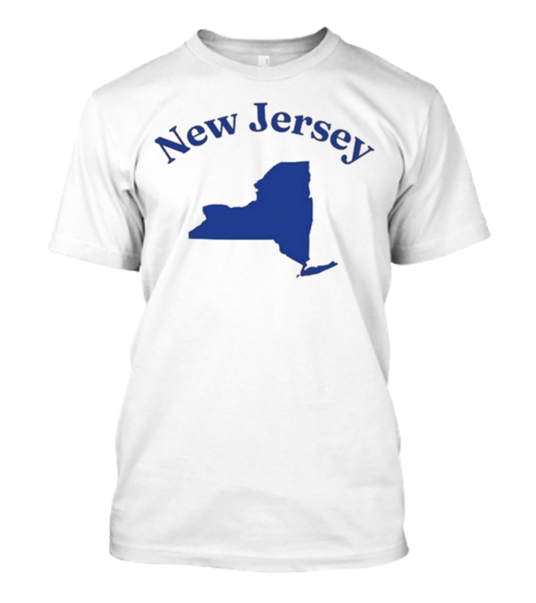 New Jersey Clickhole Map Of New York T-Shirt