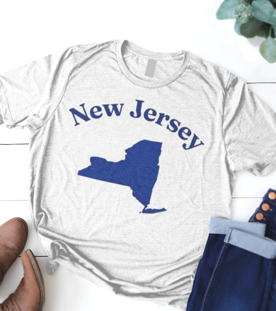 New Jersey Clickhole Map Of New York T-Shirt