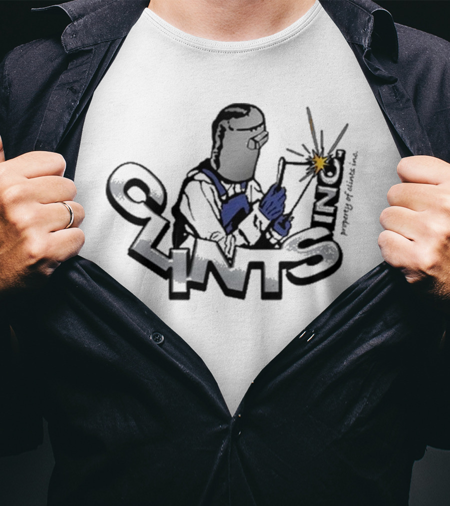 Clintsinc Mechanic Welding Torch Iconic Character T-Shirt