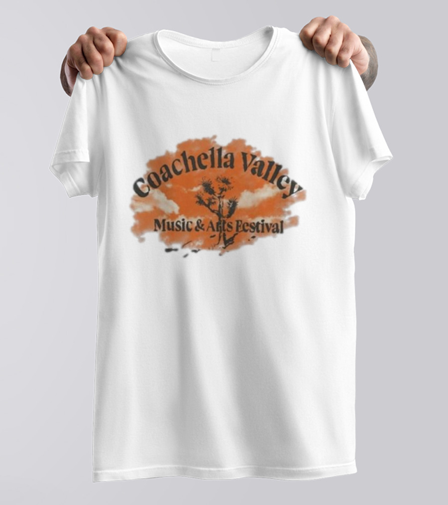 Coachella Valley Music And Arts Festival Yucca Brevifolia Clouds 2025 T-Shirt
