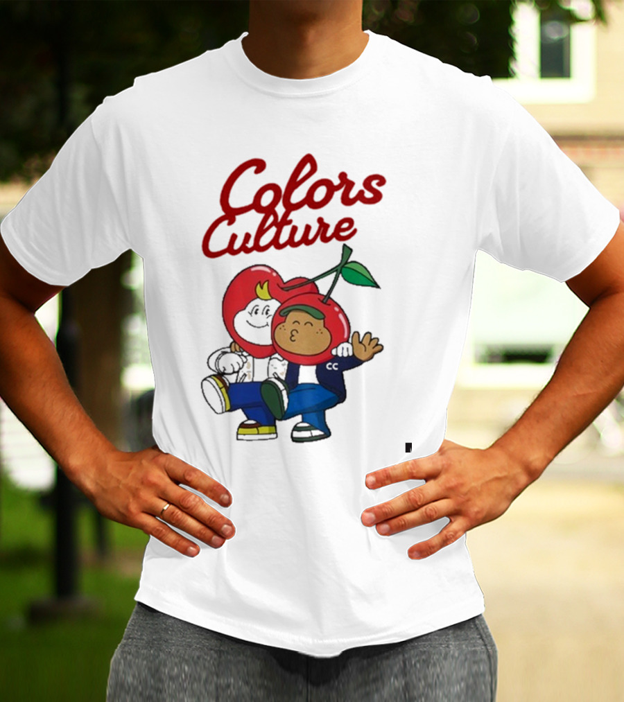 Colors Culture Chubby And Friends Cherry Head Graphic T-Shirt