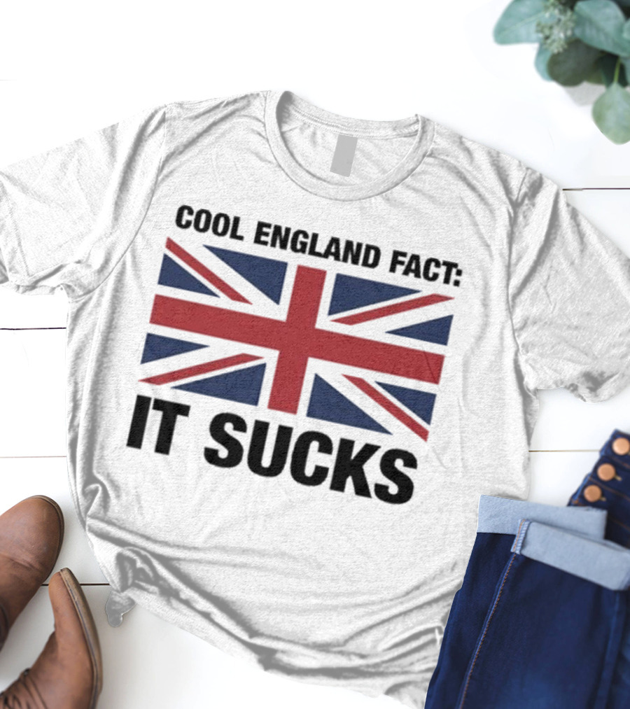 Cool England Fact It Sucks Union Jack T-Shirt