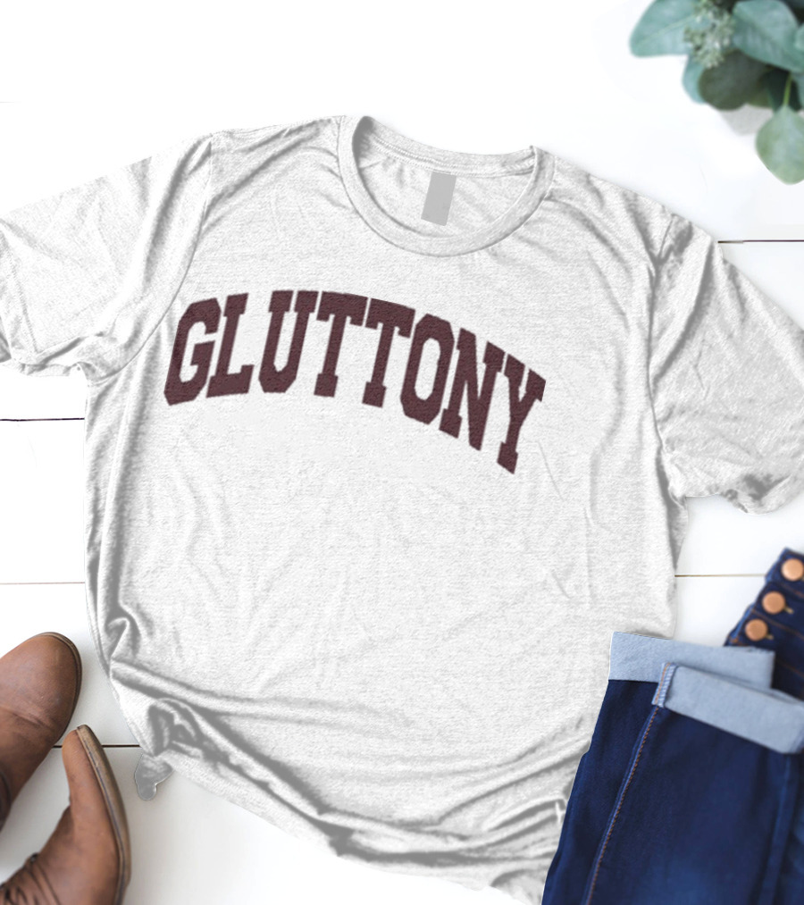 Corbin Gluttony Arch Text T-Shirt