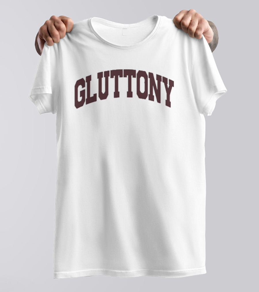 Corbin Gluttony Arch Text T-Shirt