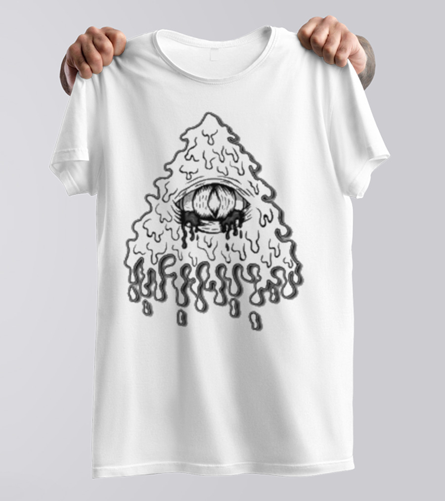 Dean Mercer Oculus Dripping Hooded Figure T-Shirt