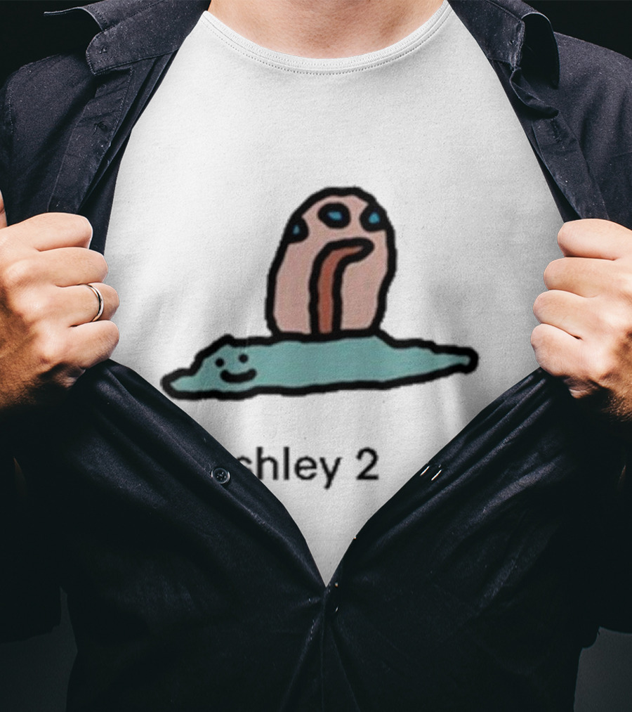 Dale’s Bits Ashley 2 Smiling Creature With Mushroom Design T-Shirt