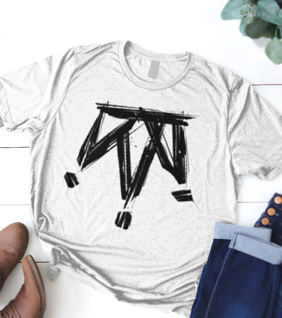 Damian Drake The Crown Vintage Skull Wings And Cross Skeleton Motif T-Shirt