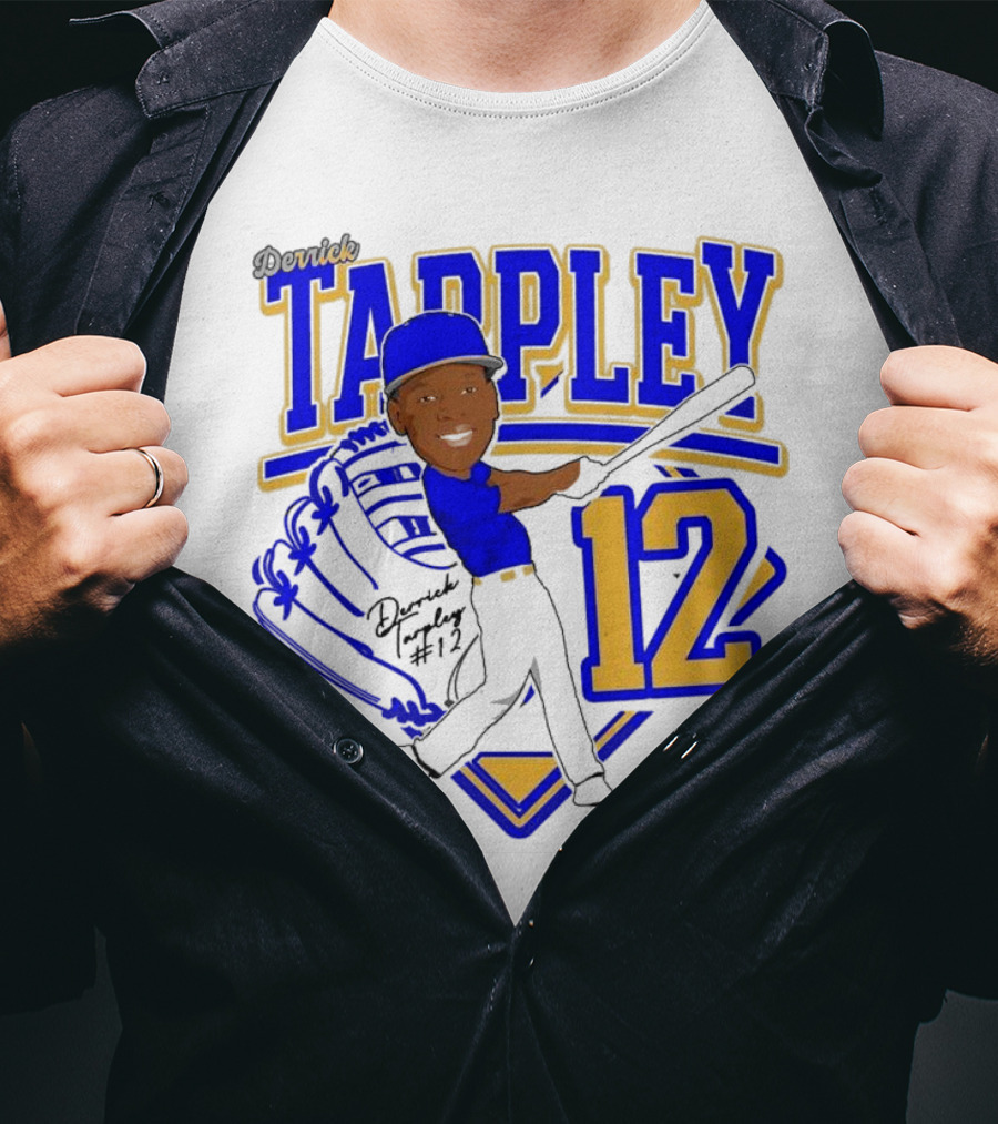 Derrick Tarpley 12 Baseball Player Art 2025 T-Shirt