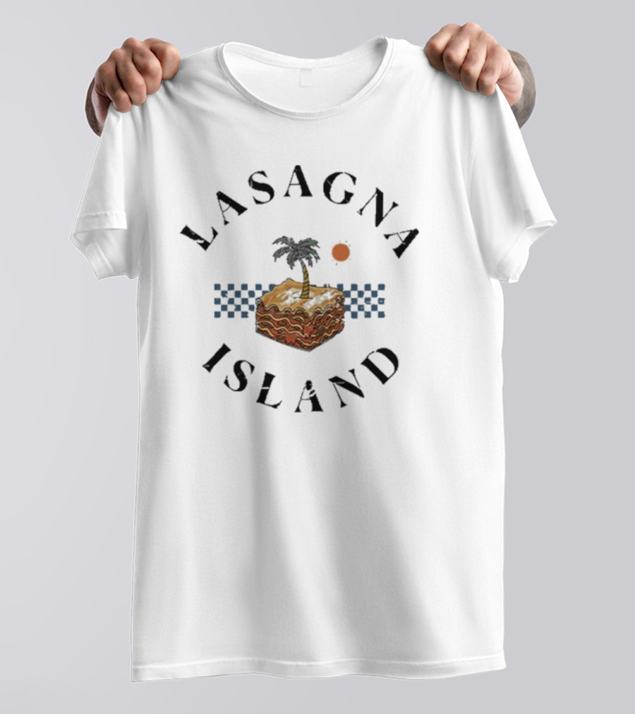 Try Guys Lasagna Island Event Jan 25 2025 Candle Sunburst Checkered Pattern T-Shirt