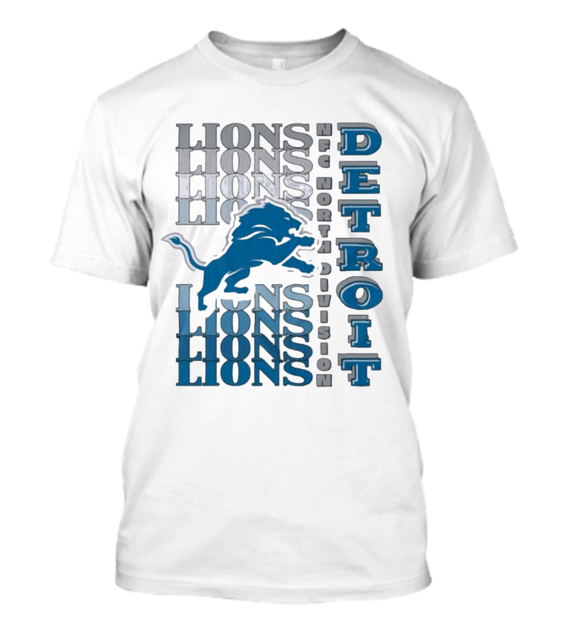 Detroit Lions NFC North Division LIONS DETROIT T-Shirt