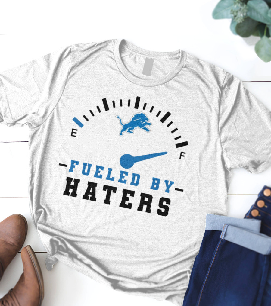 Detroit Lions Fueled By Haters Speedometer T-Shirt