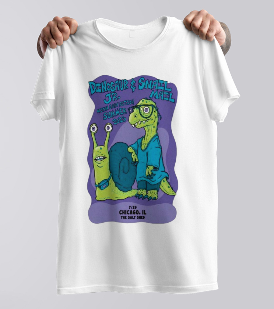 Dinosaur Jr. Snail Mail Summer 2025 Chicago IL The Salt Shed T-Shirt