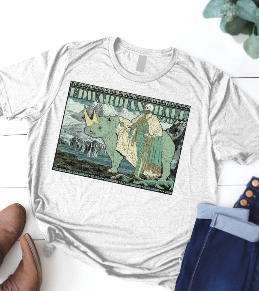 Paradox Media Vau De Vire Edwardian Ball 2025 San Francisco Regency Ballroom Jan 31 Feb 1 T-Shirt