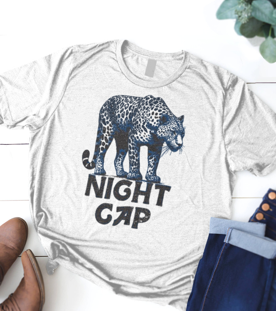 Night Cap Eighty Four Vintage Cat T-Shirt