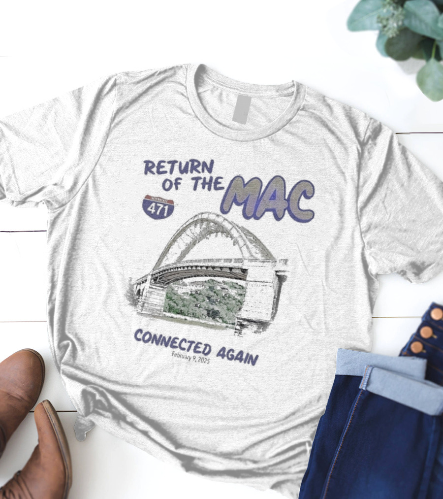 Return Of The Mac Connected Again 2025 Terminal Theme T-Shirt