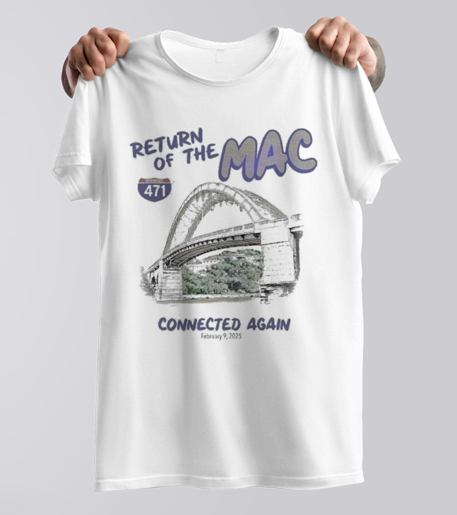 Return Of The Mac Connected Again 2025 Terminal Theme T-Shirt