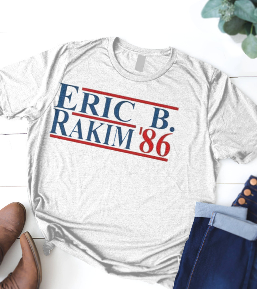 Eric B Rakim 86 Retro Hip Hop Legacy T-Shirt
