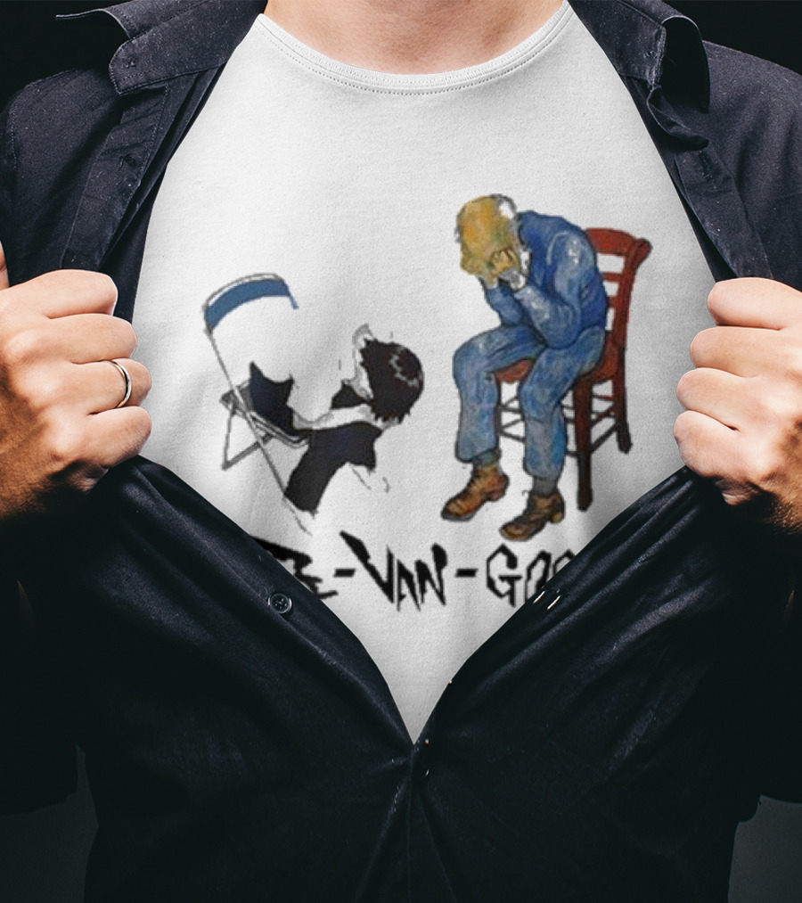 Evangogh Ikari Shinji And Gate Van Gogh Mashup T-Shirt