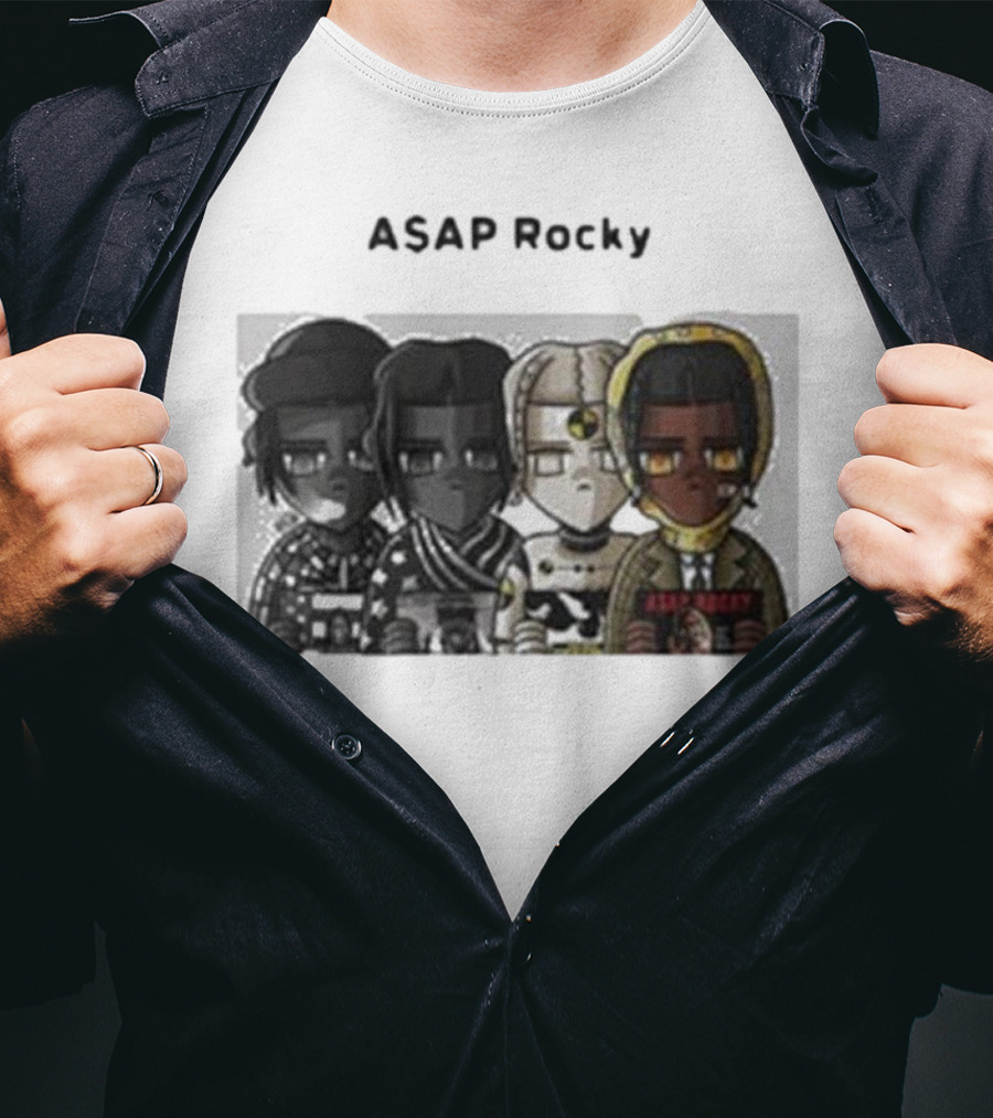 A$AP Mob Evolution A$AP Rocky Style Transformation T-Shirt