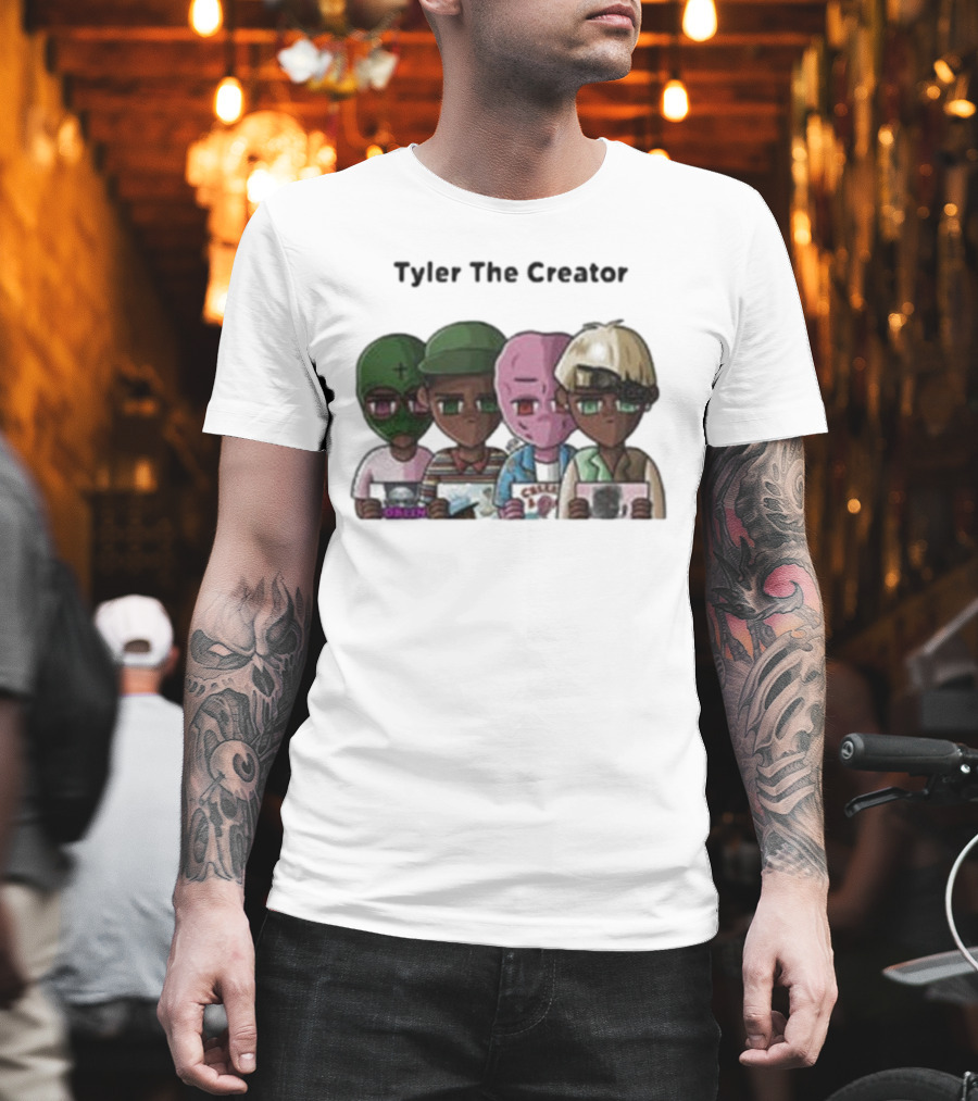 Evolution Tyler The Creator Flower Boy Goblin Wolf Cherry Bomb T-Shirt