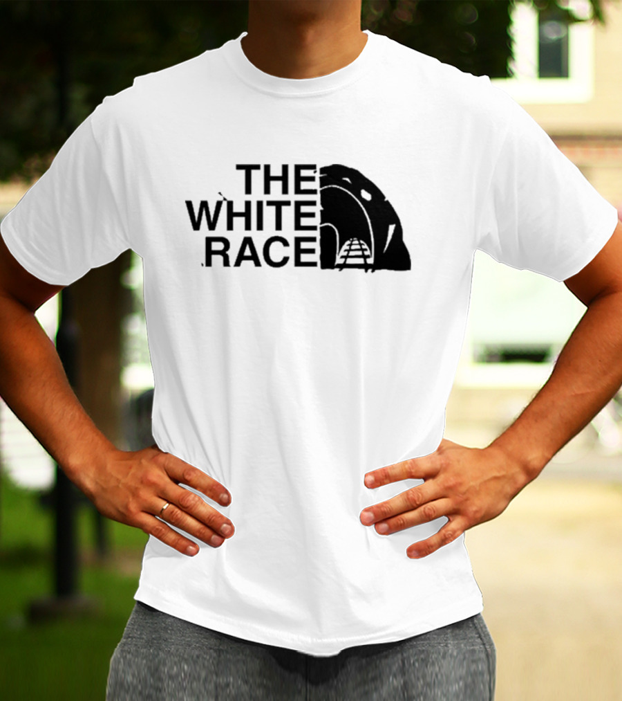 Fella Wearing The White Race T-Shirt