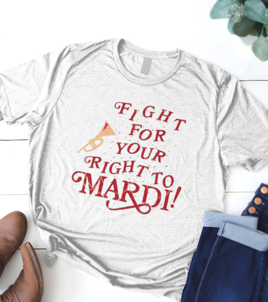 Fight For Your Right To Mardi Kansas City Chiefs Win Buffalo Bills NFL T-Shirt