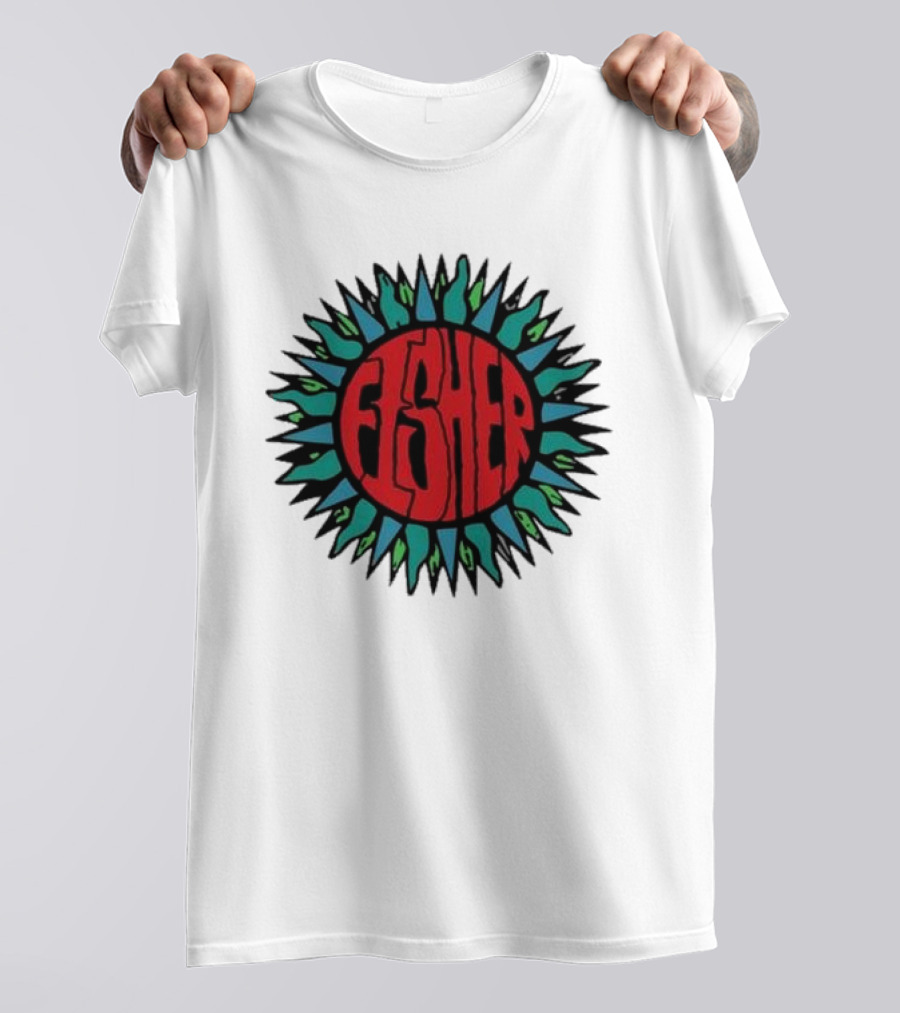 Fisher Sunburst Soak Up The Sun Colorful Vibes T-Shirt