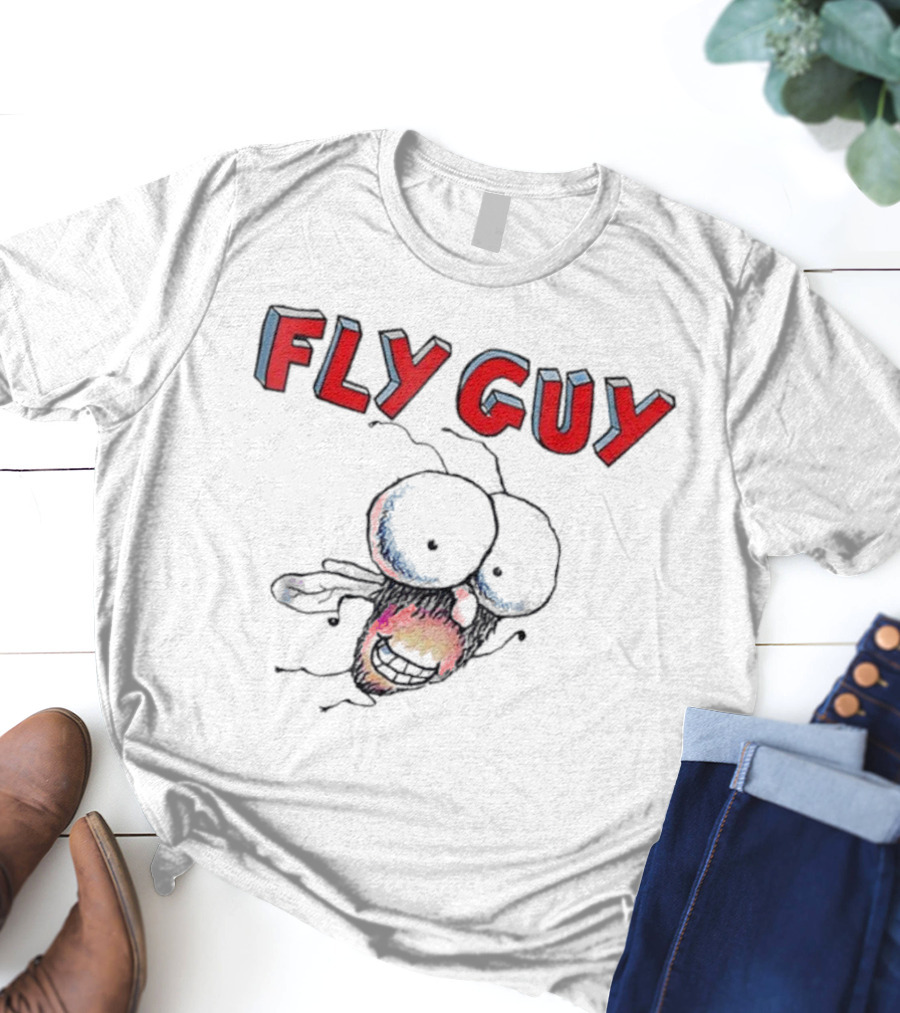 Fly Guy Kids Smile Face Meme T-Shirt