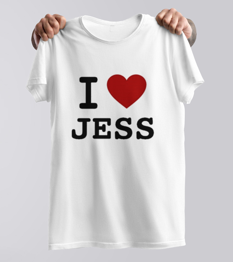 ``` 2025 Fujimotosan I Love Jess Heart ``` T-Shirt