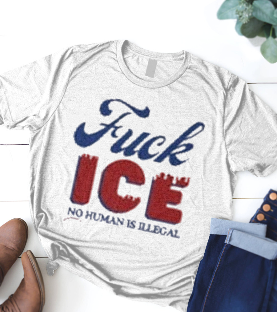 Funny Mexico Fuck ICE No Humans Is Illegal T-Shirt