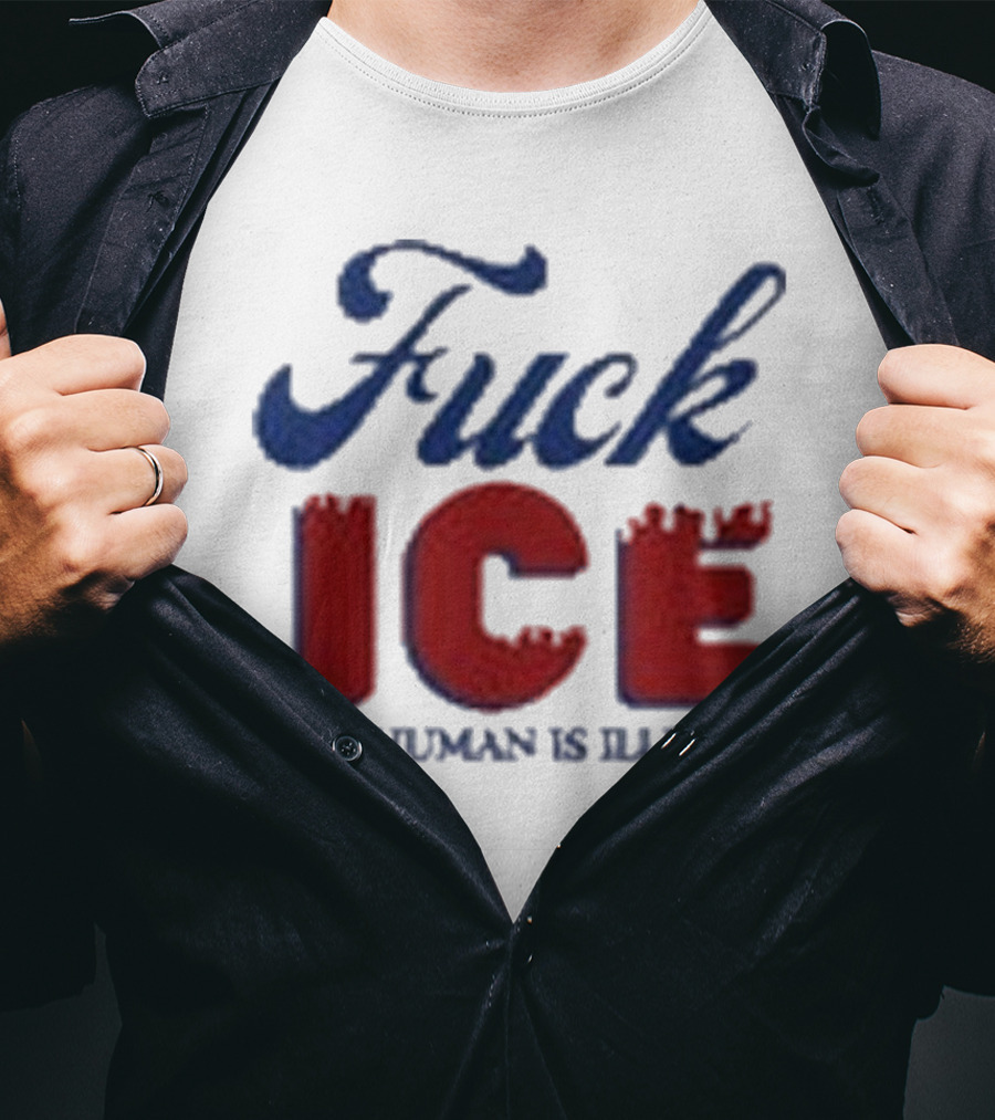 Funny Mexico Fuck ICE No Humans Is Illegal T-Shirt