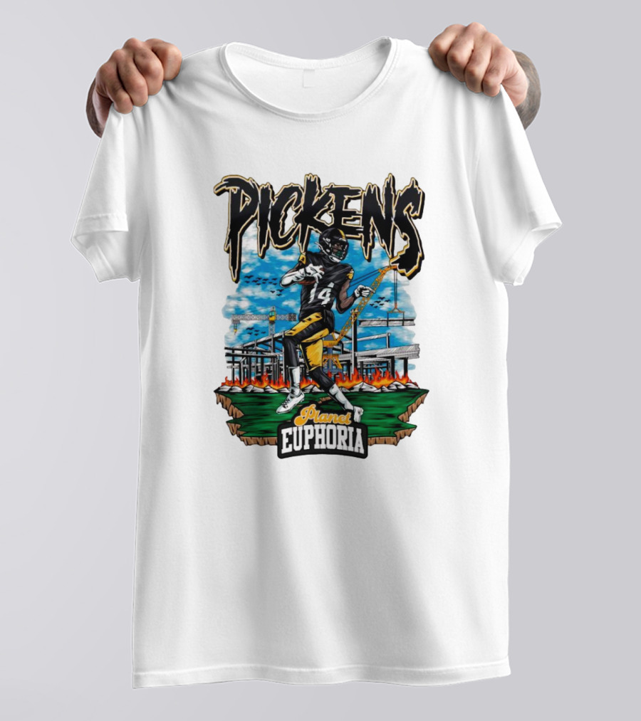 Pickens Planet Euphoria Pittsburgh Steelers NFL T-Shirt