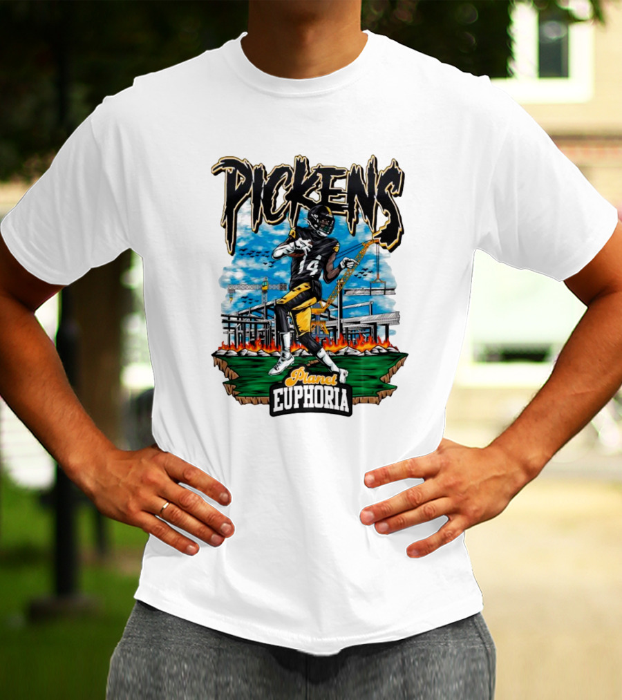 Pickens Planet Euphoria Pittsburgh Steelers NFL T-Shirt
