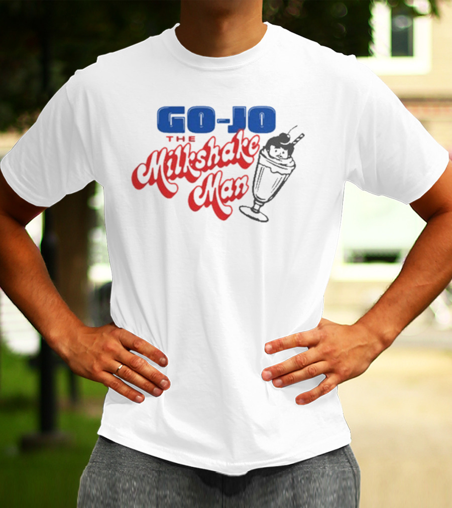 Go Jo The Milkshake Man Retro Style Beverage Lover T-Shirt