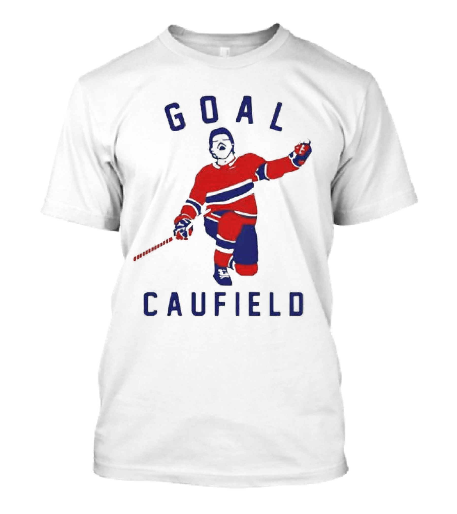 Goal Caufield Hockey Player Celebration T-Shirt