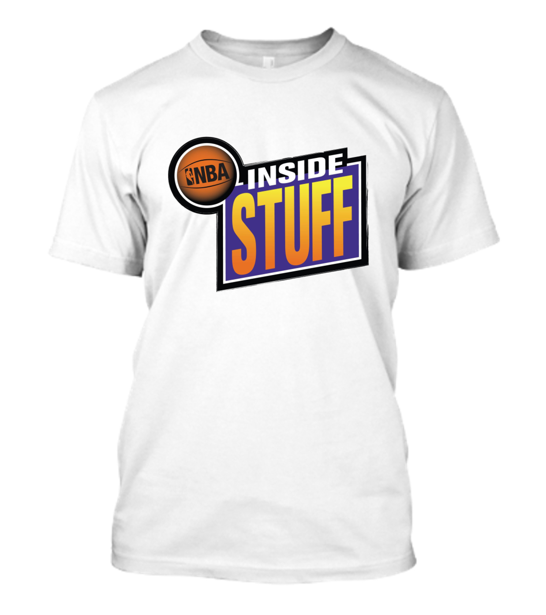 Ahmad Rashad NBA Inside Stuff Official Logo T-Shirt