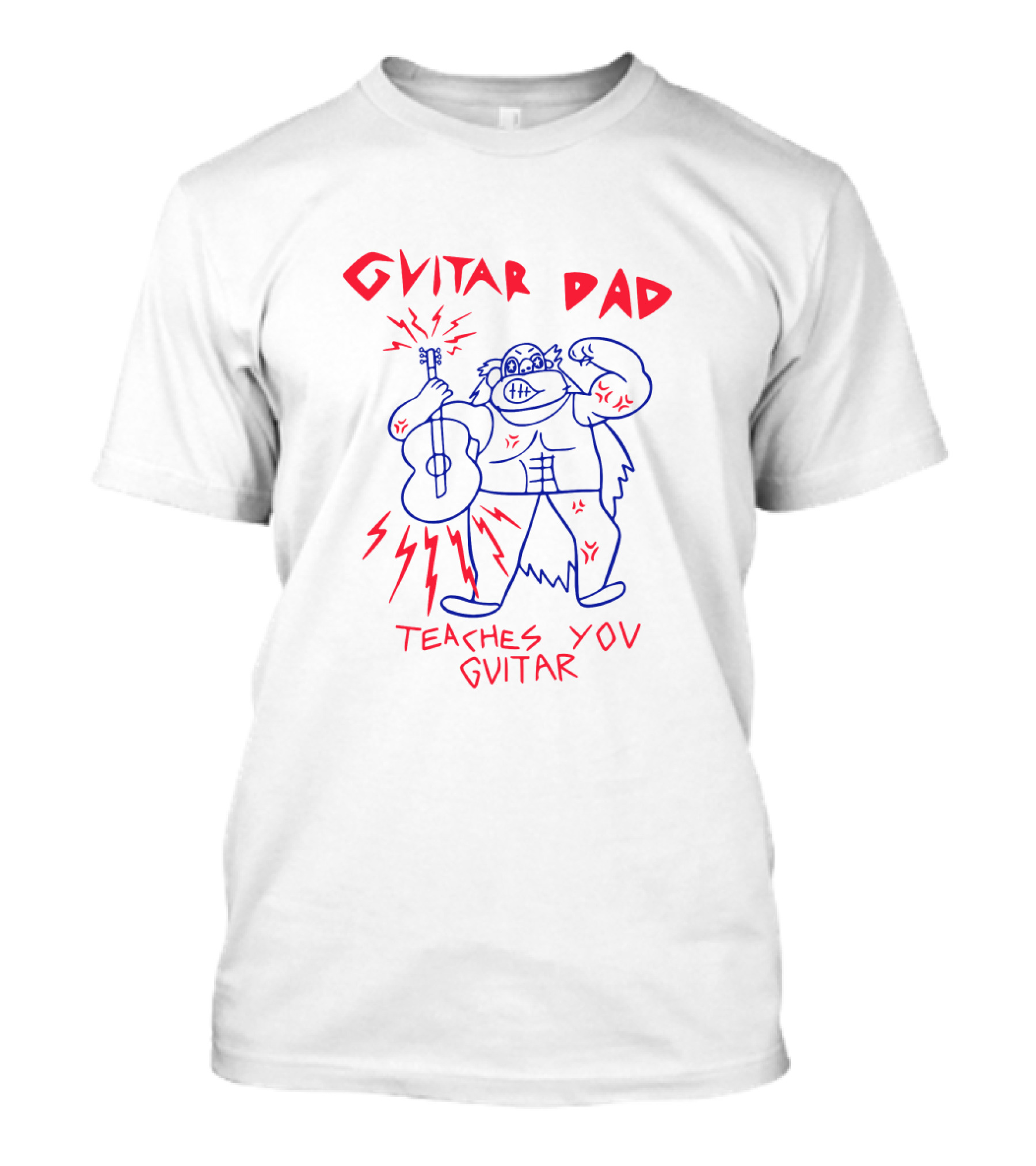 Guitar Dad Teaches You Guitar T-Shirt