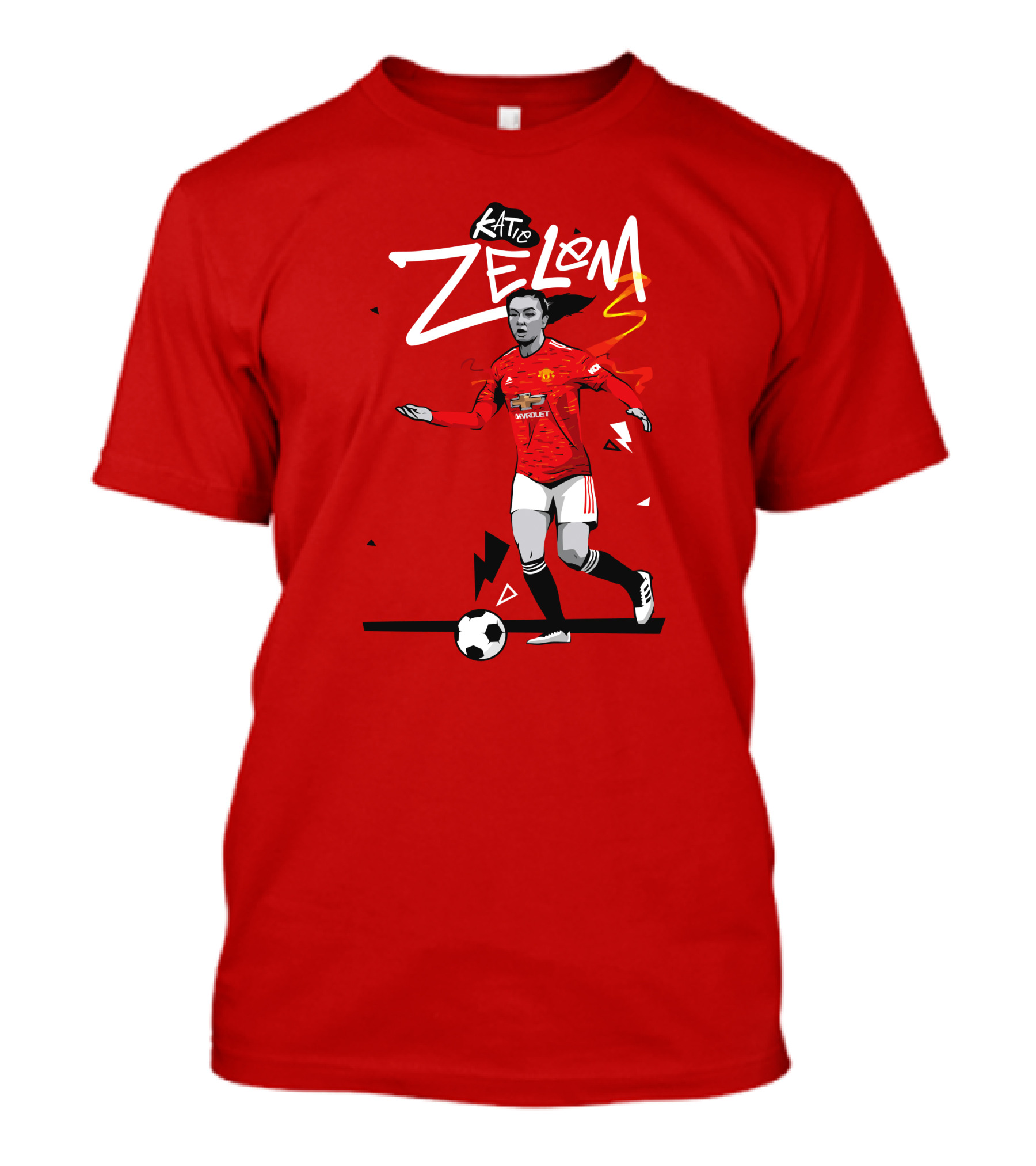 Katie Zelem Manchester United Football Player T-Shirt