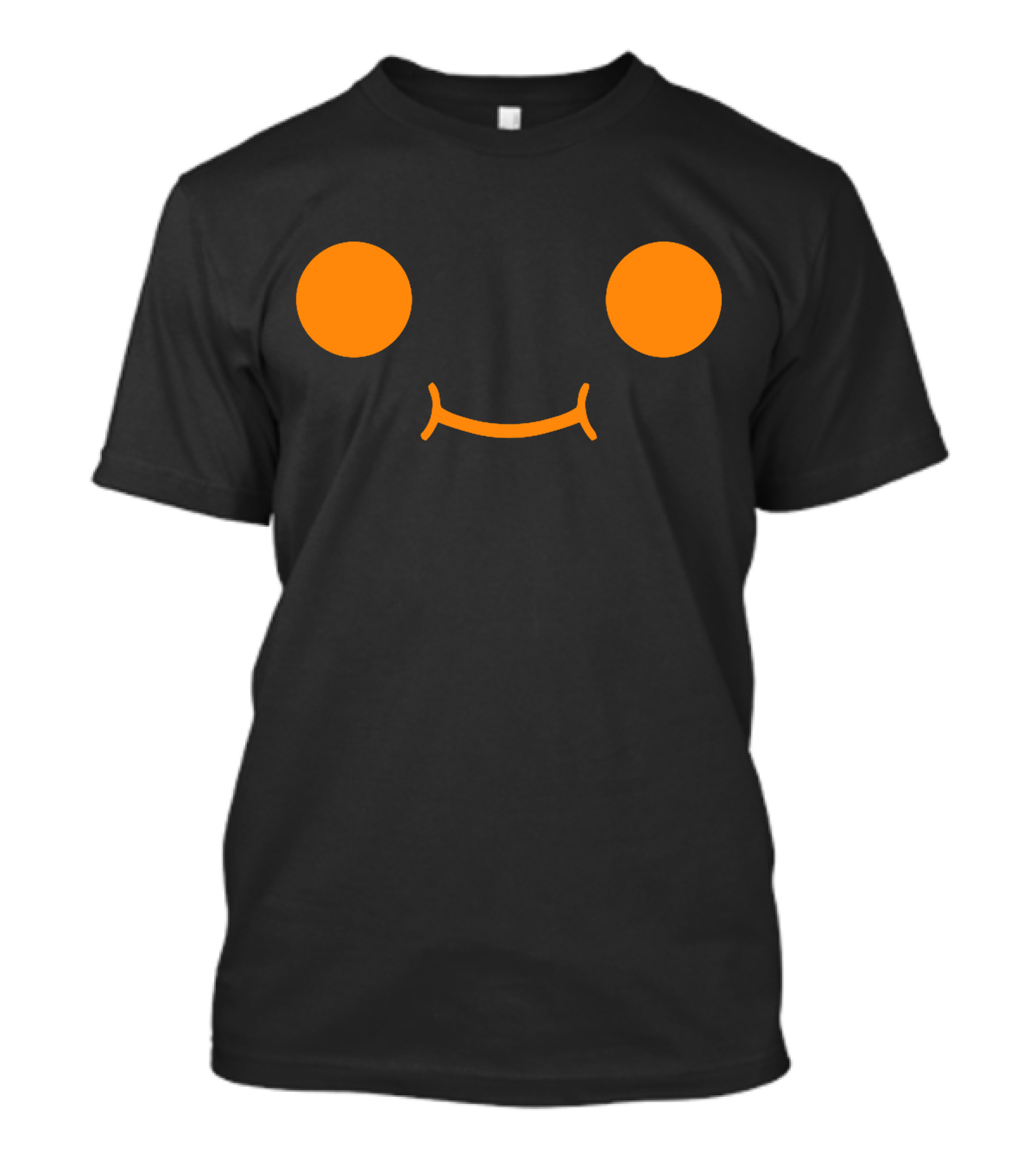 Fundy Smiley Face Minimalist Black-Shirt T-Shirt