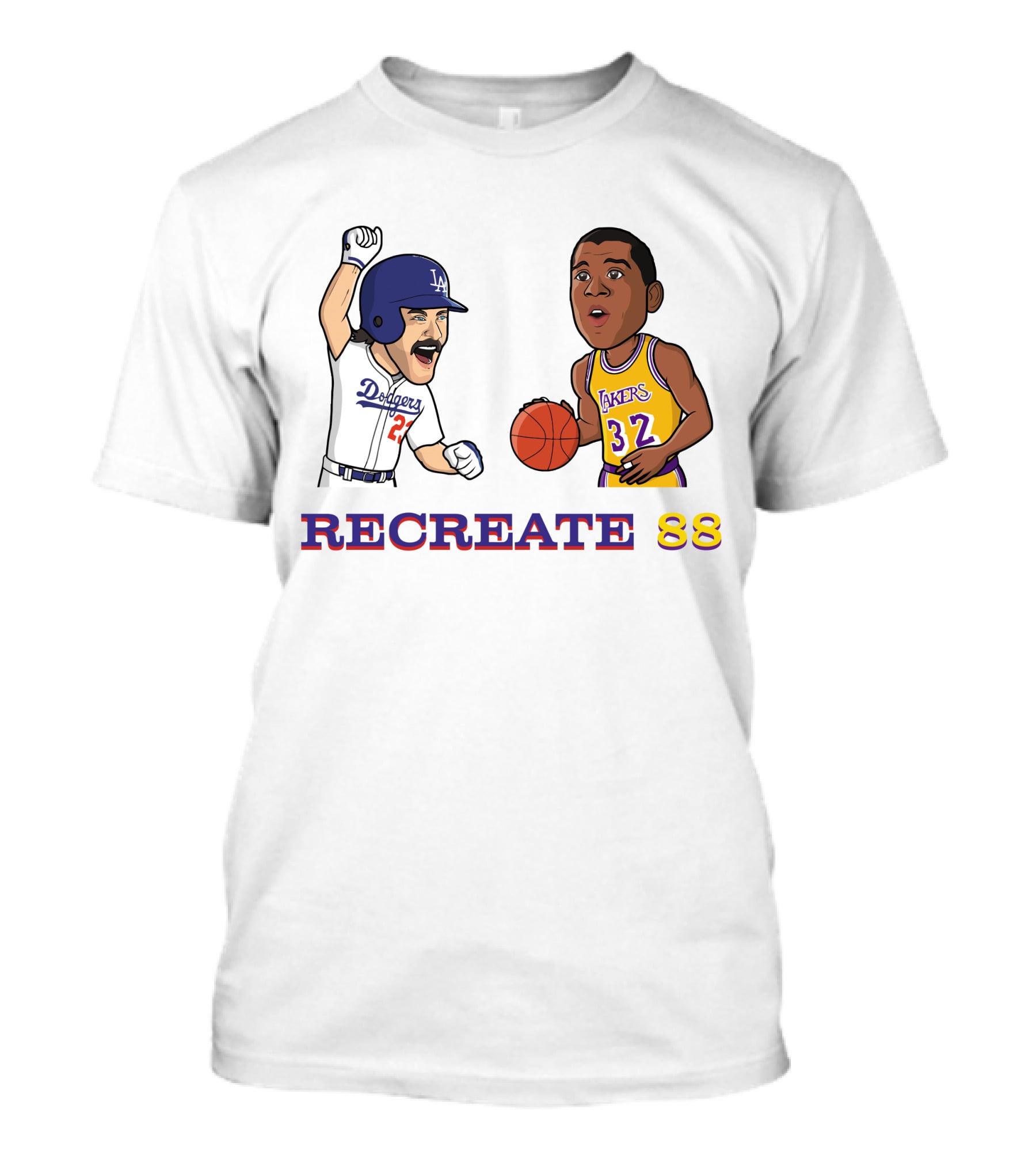 Dodgers Lakers Recreate 88 T-Shirt