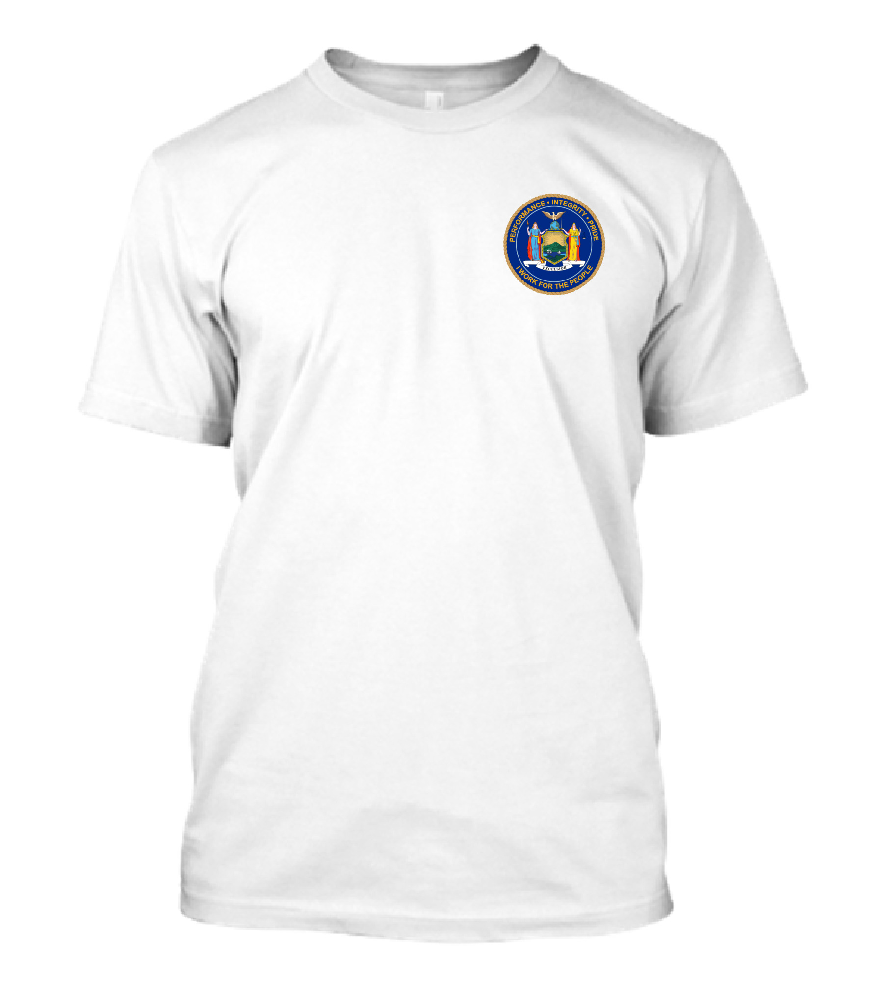 Cuomo Polo New York State Seal Leadership Service Integrity Courage Honor T-Shirt