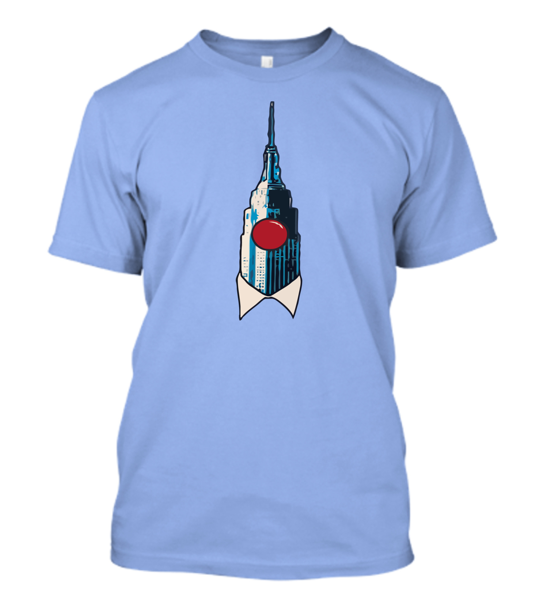 Dave Portnoy The Empire State Building Clown Shirt Blue Background T-Shirt