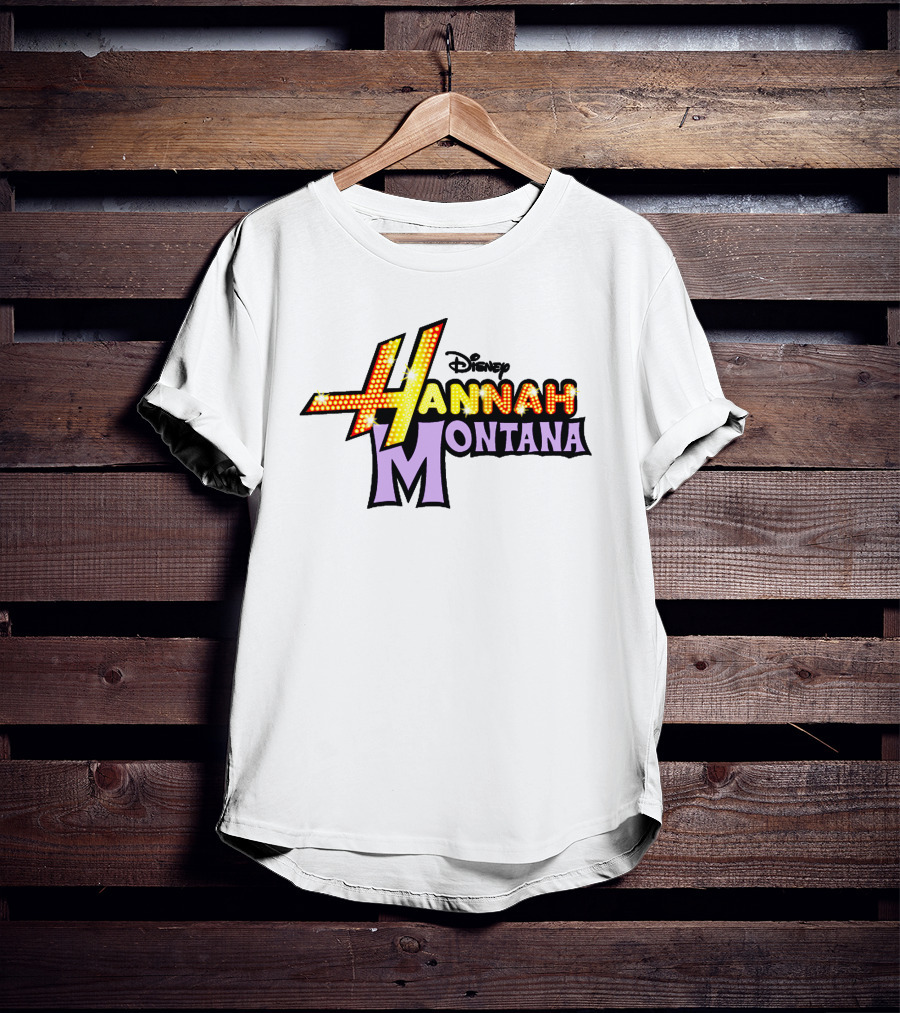 Disney Hannah Montana Logo Miley Cyrus T-Shirt