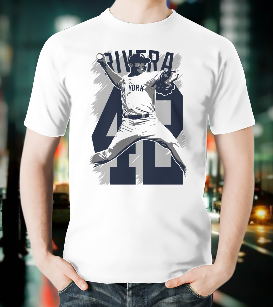 Rivera 42 New York Yankees Baseball Legend T-Shirt