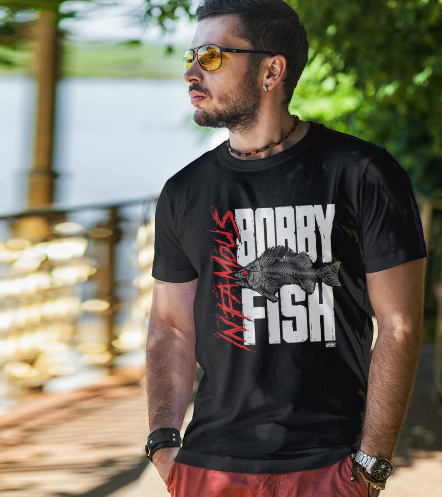 Bobby Fish Infamous AEW Red Star T-Shirt