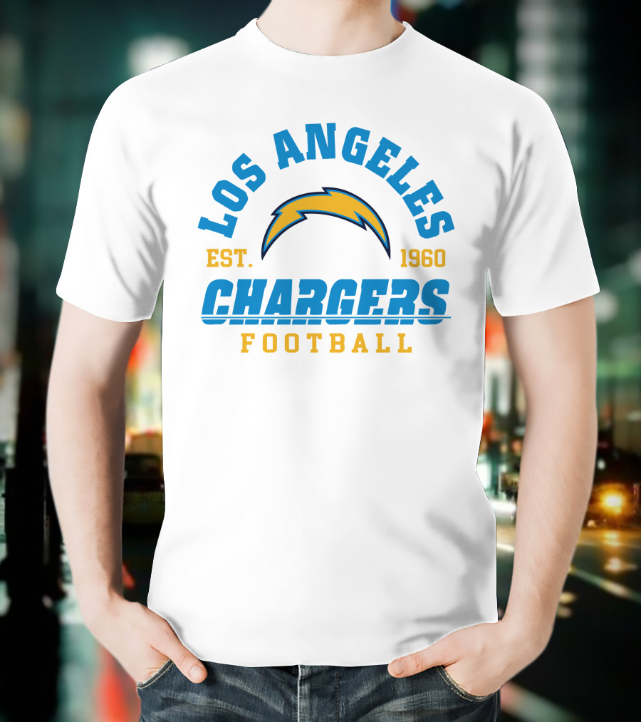 Los Angeles Chargers Est. 1960 Football T-Shirt
