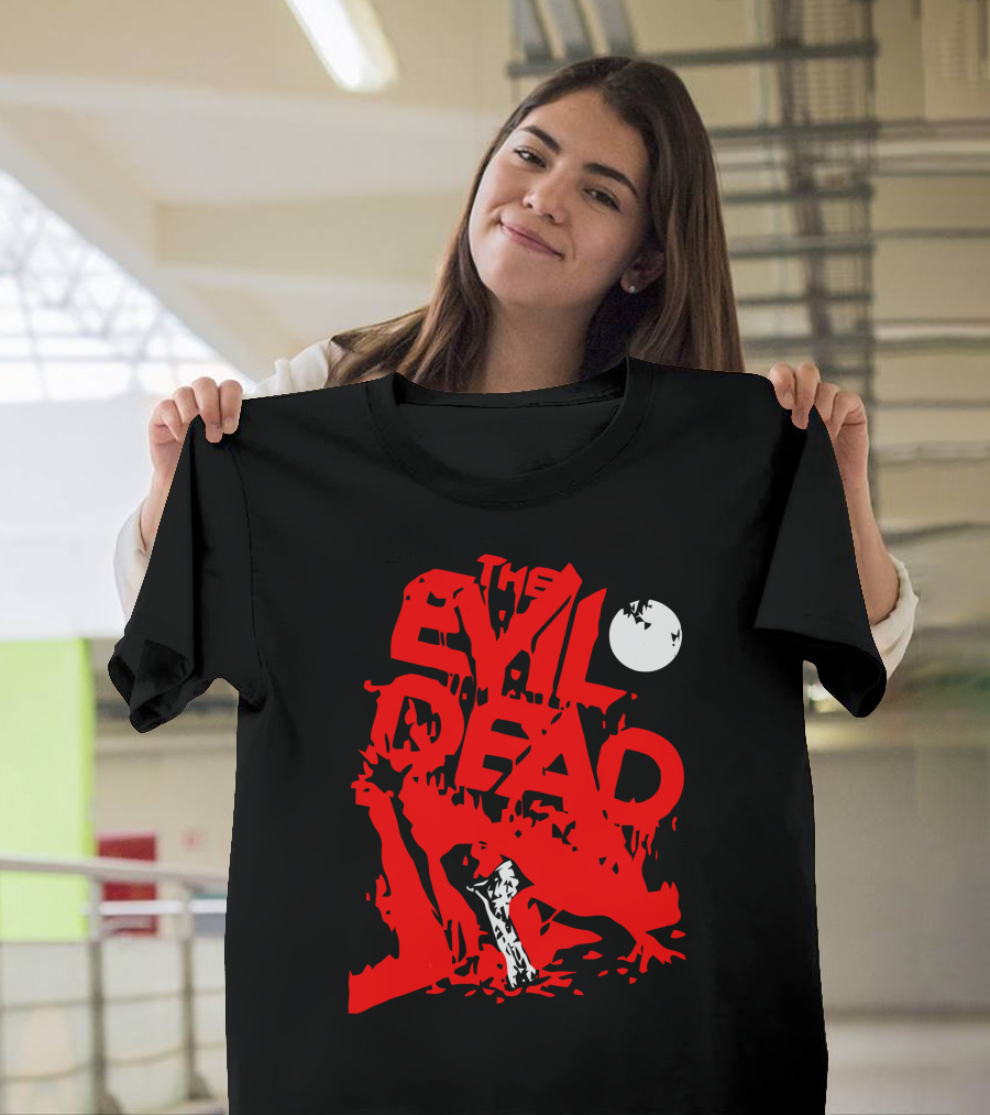 The Evil Dead Red Axe Moon T-Shirt